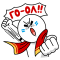 LINE Soccer Fever: Russia Sticker for LINE & WhatsApp | ZIP: GIF & PNG