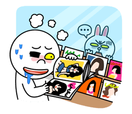 Line characters go to the store Line characters go to the store Sticker for LINE & WhatsApp | ZIP: GIF & PNG