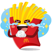 McDonald's i'm lovin'it Sticker for LINE & WhatsApp | ZIP: GIF & PNG