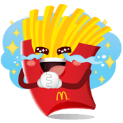 McDonald's i'm lovin'it McDonald's i'm lovin'it Sticker for LINE & WhatsApp | ZIP: GIF & PNG