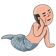 Mr. Baldy: Edition 2 Sticker for LINE & WhatsApp | ZIP: GIF & PNG