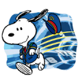 Snoopy in Ginza 2019 Animated Stickers Sticker for LINE & WhatsApp | ZIP: GIF & PNG