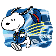 Snoopy in Ginza 2019 Animated Stickers Sticker for LINE & WhatsApp | ZIP: GIF & PNG