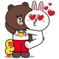 TOYOTA × LINE FRIENDS Sticker for LINE & WhatsApp | ZIP: GIF & PNG