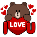 Talkative LINE Characters in English 1 Sticker for LINE & WhatsApp | ZIP: GIF & PNG