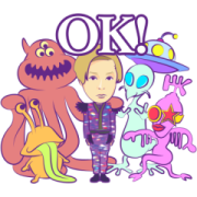 Tsuyoshi Domoto x ENDRECHERI Stickers Sticker for LINE & WhatsApp | ZIP: GIF & PNG