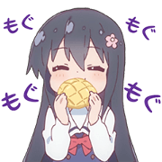 Watashi ni Tenshi ga Maiorita! Sticker for LINE & WhatsApp | ZIP: GIF & PNG