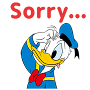 Animated Donald Duck Sticker for LINE & WhatsApp | ZIP: GIF & PNG