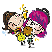 BFF Festive Moments @313 Sticker for LINE & WhatsApp | ZIP: GIF & PNG