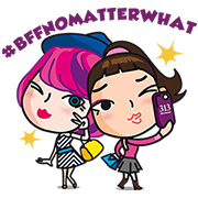BFF Moments at 313 Sticker for LINE & WhatsApp | ZIP: GIF & PNG