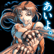 BLACK LAGOON Sticker for LINE & WhatsApp | ZIP: GIF & PNG