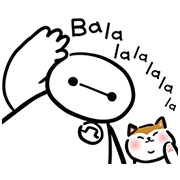Big Hero 6: Fluffball Sticker for LINE & WhatsApp | ZIP: GIF & PNG