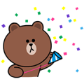 Brown, Cony & Sally: Animated Special Sticker for LINE & WhatsApp | ZIP: GIF & PNG