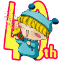 Ciao 40th anniversary stickers