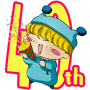 Ciao 40th anniversary stickers Sticker for LINE & WhatsApp | ZIP: GIF & PNG
