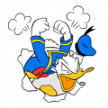 Donald Duck Animated Stickers Sticker for LINE & WhatsApp | ZIP: GIF & PNG