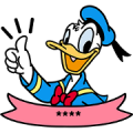 Donald Duck Custom Stickers Sticker for LINE & WhatsApp | ZIP: GIF & PNG