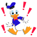 Donald Duck Pop-Up Stickers Sticker for LINE & WhatsApp | ZIP: GIF & PNG