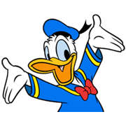 Donald and Friends Sticker for LINE & WhatsApp | ZIP: GIF & PNG