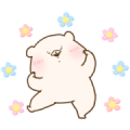 Friend is a bear: Moving! Sticker for LINE & WhatsApp | ZIP: GIF & PNG