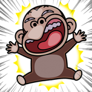 Funny Monkey Pop-Ups 5 Funny Monkey Pop-Ups 5 Sticker for LINE & WhatsApp | ZIP: GIF & PNG