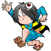 GeGeGe no Kitaro GeGeGe no Kitaro Sticker for LINE & WhatsApp | ZIP: GIF & PNG