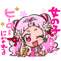 HUGTTO! PRECURE Sticker for LINE & WhatsApp | ZIP: GIF & PNG