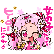 HUGTTO! PRECURE Sticker for LINE & WhatsApp | ZIP: GIF & PNG
