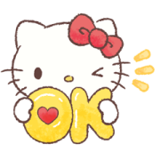 Hello Kitty Pamper Me More Sticker for LINE & WhatsApp | ZIP: GIF & PNG