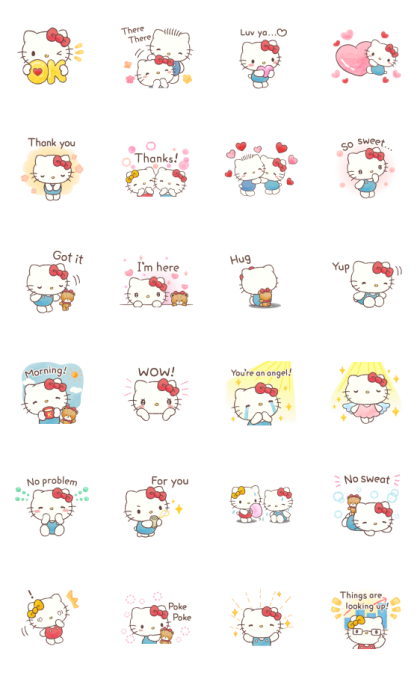 Hello Kitty Message Stickers – LINE stickers