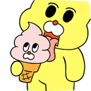 Hoho & Kunani 5 Hoho & Kunani 5 Sticker for LINE & WhatsApp | ZIP: GIF & PNG