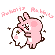 Kanahei's Piske & Usagi Come to Life! 2 Sticker for LINE & WhatsApp | ZIP: GIF & PNG