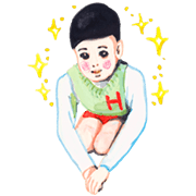 Keiko Sootome's New Greetings Sticker for LINE & WhatsApp | ZIP: GIF & PNG