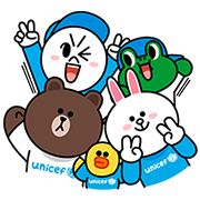 LINE X UNICEF: Special Edition Sticker for LINE & WhatsApp | ZIP: GIF & PNG