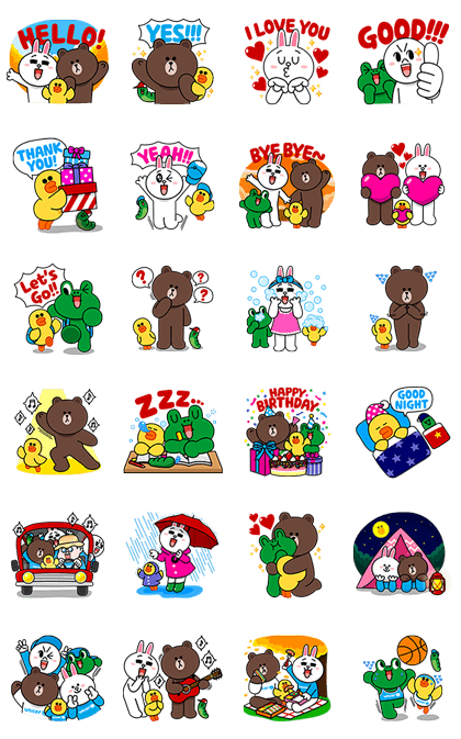 LINE X UNICEF: Special Edition (PAID ver.) Line Sticker GIF & PNG Pack: Animated & Transparent No Background | WhatsApp Sticker