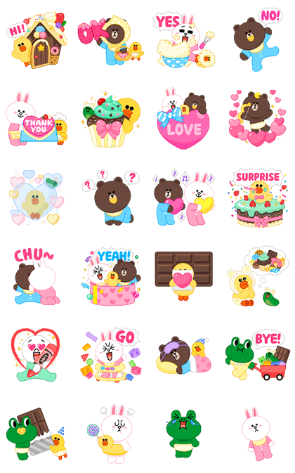 LINE X UNICEF: Sweet Love Line Sticker GIF & PNG Pack: Animated & Transparent No Background | WhatsApp Sticker