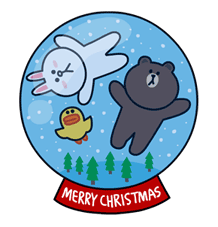 LINE X-mas Special Sticker for LINE & WhatsApp | ZIP: GIF & PNG