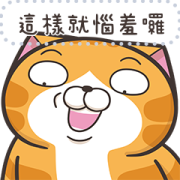 Lan Lan Cat: Message Stickers Part 2 Sticker for LINE & WhatsApp | ZIP: GIF & PNG