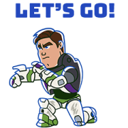 Lightyear Animated Stickers Sticker for LINE & WhatsApp | ZIP: GIF & PNG