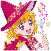 MAHO GIRLS PRECURE! Sticker for LINE & WhatsApp | ZIP: GIF & PNG