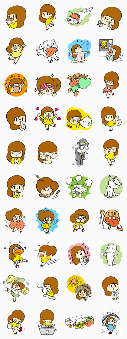 Mamuang Line Sticker GIF & PNG Pack: Animated & Transparent No Background | WhatsApp Sticker