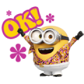 Minions Fever Kung Fu＆70's Sticker for LINE & WhatsApp | ZIP: GIF & PNG
