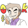 Pokémon: The Oaks Sticker for LINE & WhatsApp | ZIP: GIF & PNG