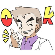 Pokémon: The Oaks Sticker for LINE & WhatsApp | ZIP: GIF & PNG