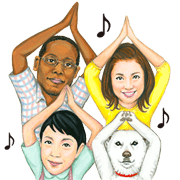 Shirato Family Baribari-Banban Series Sticker for LINE & WhatsApp | ZIP: GIF & PNG
