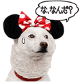 SoftBank "Disney STYLE" Shirato Family Sticker for LINE & WhatsApp | ZIP: GIF & PNG