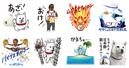 SoftBank Shirato Family (3688) Line Sticker GIF & PNG Pack: Animated & Transparent No Background | WhatsApp Sticker
