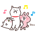 SoftBank Shirato Family × kanahei Sticker for LINE & WhatsApp | ZIP: GIF & PNG