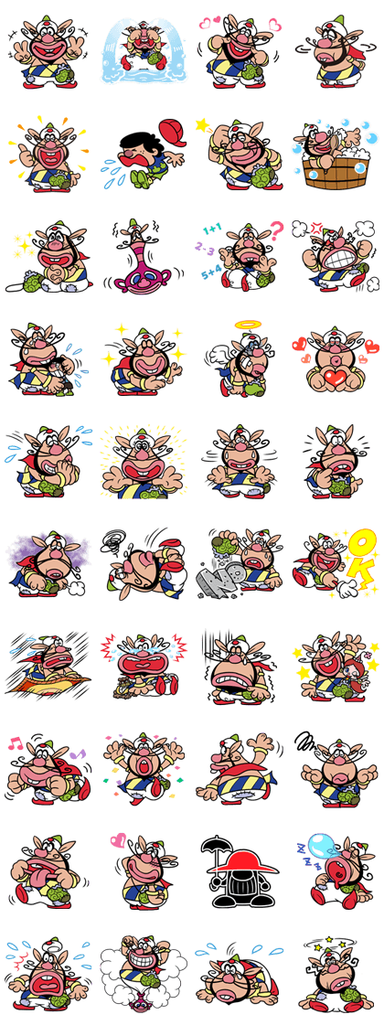 The Genie Family Line Sticker GIF & PNG Pack: Animated & Transparent No Background | WhatsApp Sticker