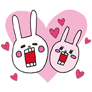 UH Gets a New Friend! Sticker for LINE & WhatsApp | ZIP: GIF & PNG